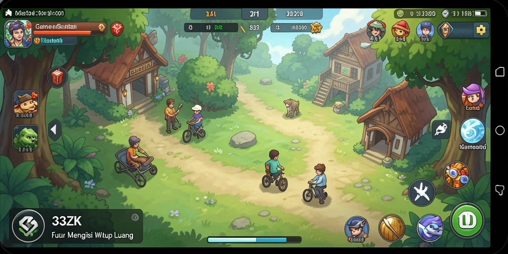 Tangkapan layar gameplay 33ZK menampilkan aksi seru dalam game Casual.