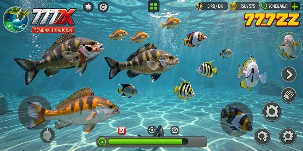 Gameplay Tembak Ikan yang seru dan menantang di 777ZX.