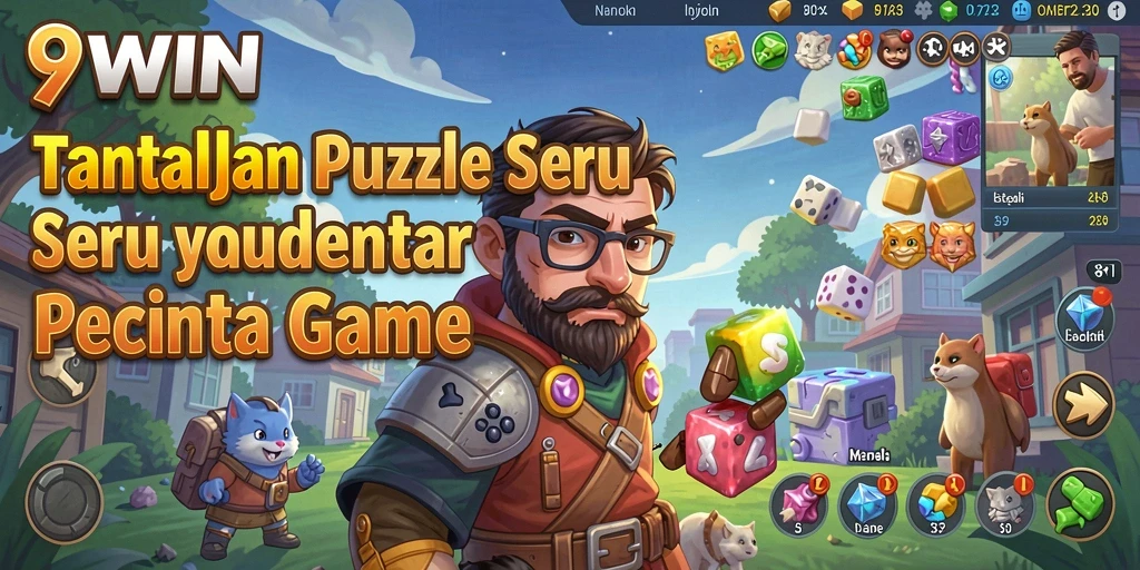 Tampilan gameplay seru dari game Puzzle 9WIN.