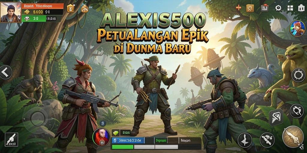 Tampilan menarik dalam gameplay ALEXIS500 yang penuh petualangan.