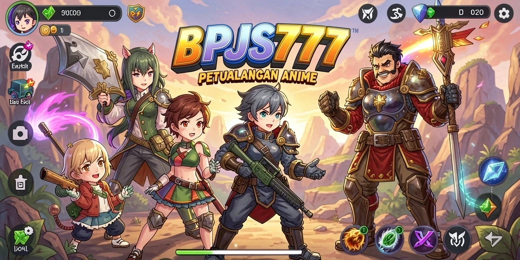 Screenshot dari gameplay seru BPJS777 di dunia Anime.