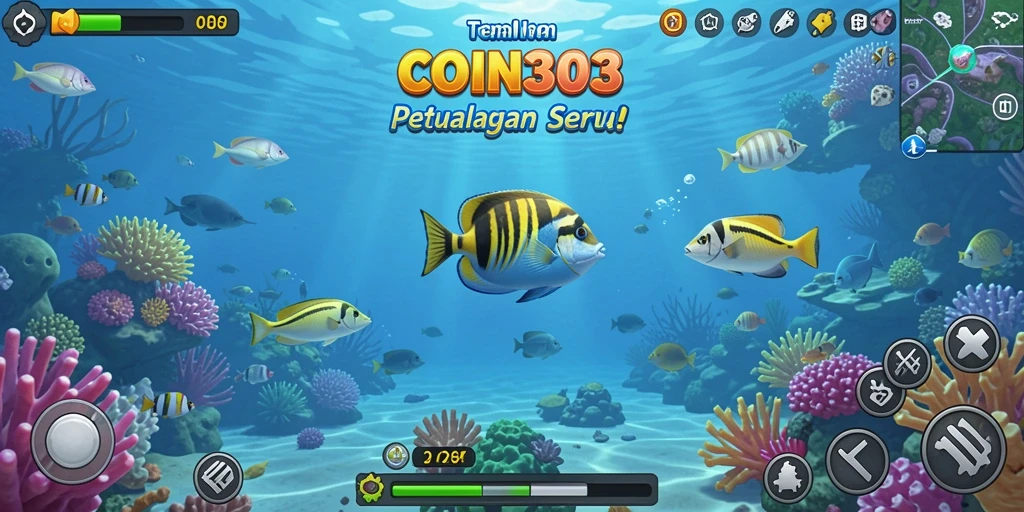 Tampilan gameplay Tembak Ikan yang seru dan mengasyikkan.