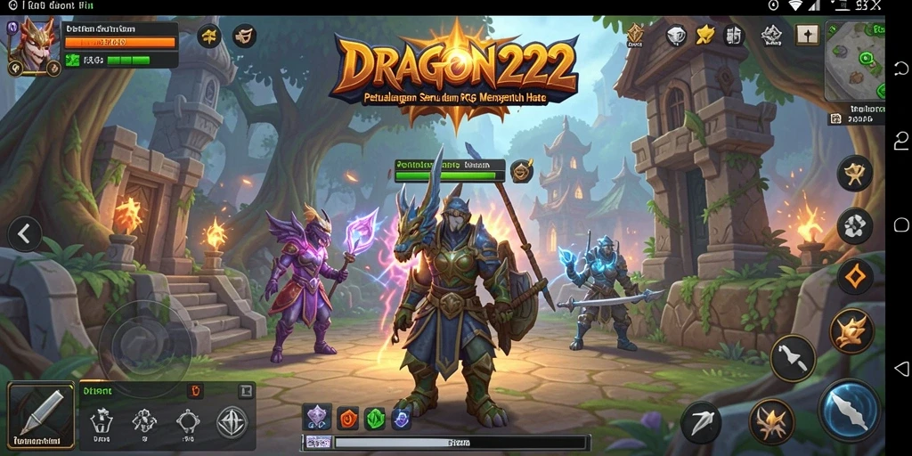Screenshot gameplay DRAGON222 menunjukkan aksi pertarungan yang mendebarkan.