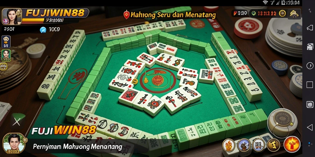 Tampilan menarik dari gameplay Mahjong di FUJIWIN88.