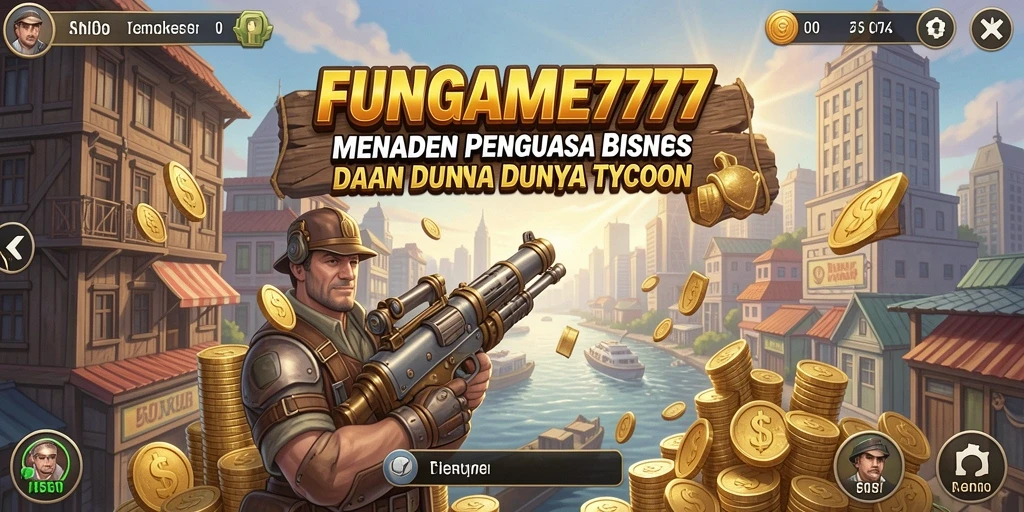 Tampilan gameplay menarik dengan berbagai pilihan sektor bisnis.