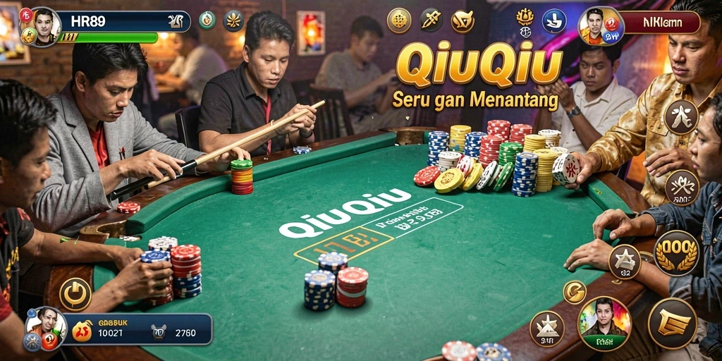 Tampilan screenshot HR89 menunjukkan gameplay seru QiuQiu.
