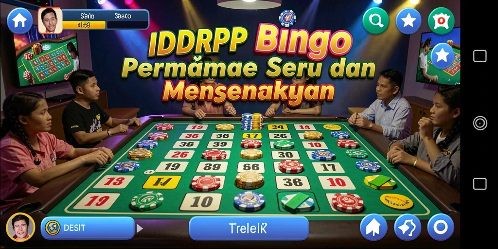 Tampilan menarik dari permainan Bingo di IDRRP.