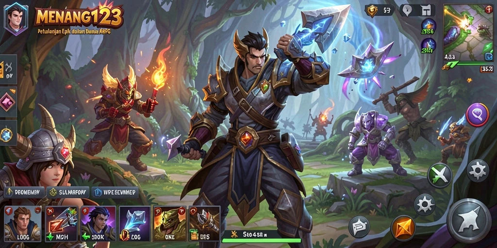 Gameplay seru di dunia ARPG MENANG123.