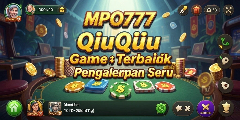 Screenshot MPO777 menampilkan aksi seru permainan QiuQiu.