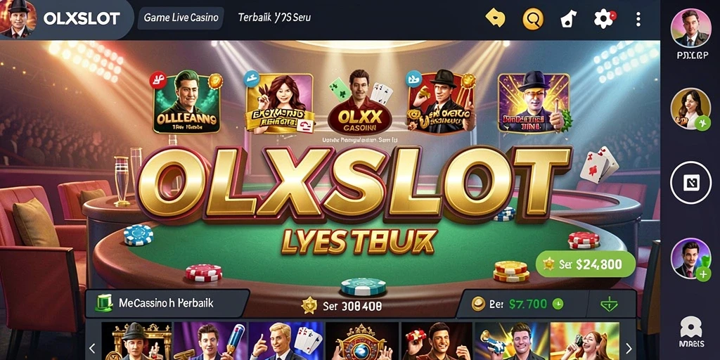 Tampilan gameplay Live Casino OLXSLOT yang menarik dan interaktif.