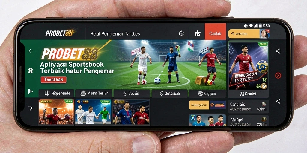 Tampilan gameplay PROBET88 yang seru dan interaktif di aplikasi Sportsbook.