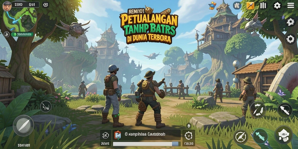 Tangkapan layar utama REMI101 menampilkan gameplay Open World yang fantastis.