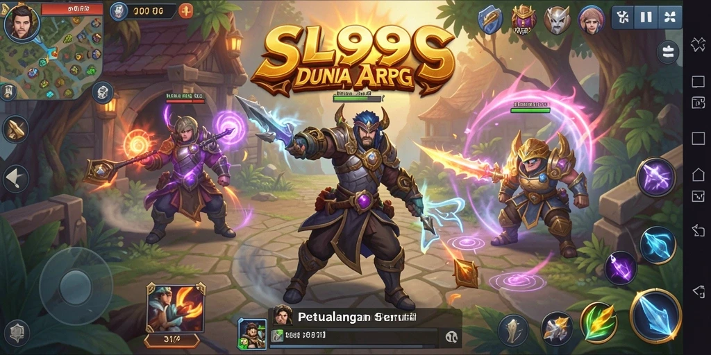 Screenshot menampilkan aksi seru gameplay ARPG di SL999.