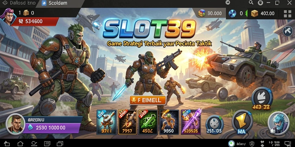 Tangkapan layar dari gameplay SLOT39 yang menunjukkan taktik permainan.