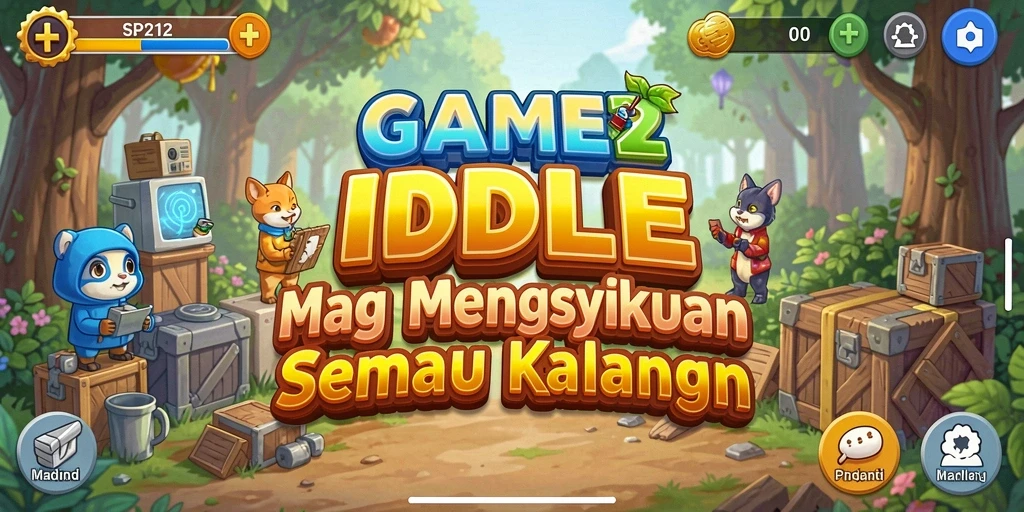 Gameplay SP212 yang menarik dalam mode Idle dengan visual yang menawan.