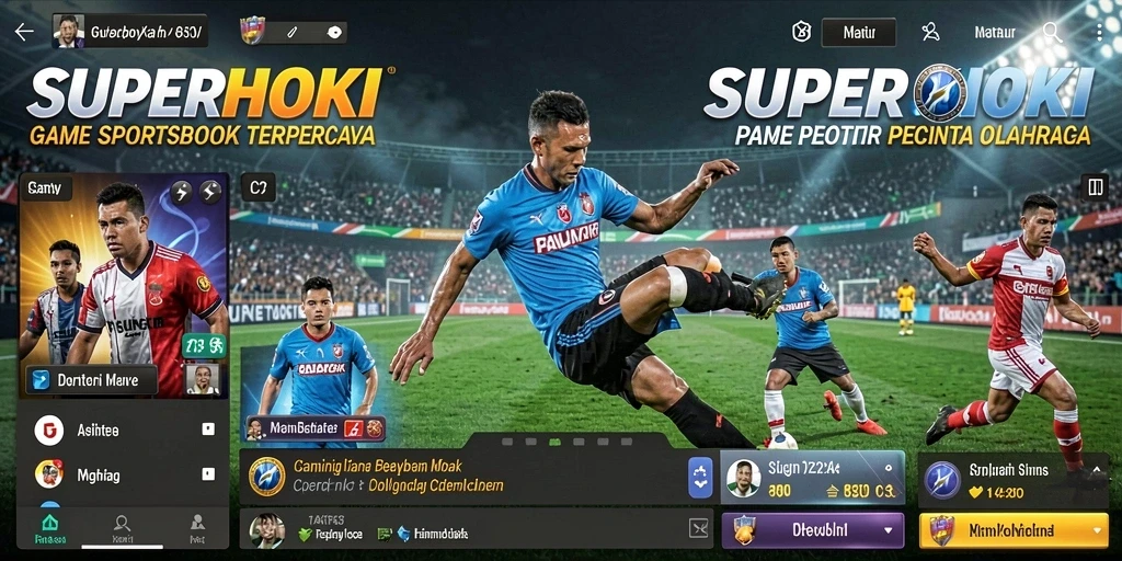 Tampilan gameplay SUPERHOKI yang menarik dan interaktif.