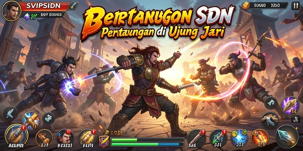 Tampilan seru permainan Fighting di SVIPSIDN dengan aksi pertarungan yang mendebarkan.
