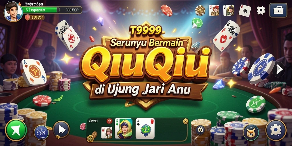 Tampilan gameplay QiuQiu yang seru dan kompetitif di T9999.