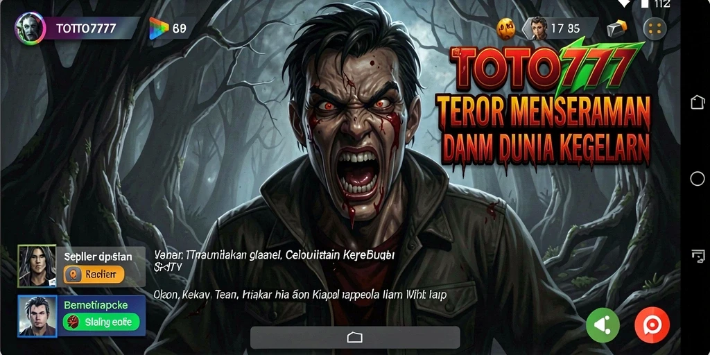 Tangkapan layar menampilkan gameplay menyeramkan TOTO777 yang menggetarkan.