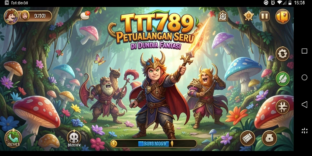 Tampilan gameplay seru di dunia petualangan penuh tantangan.