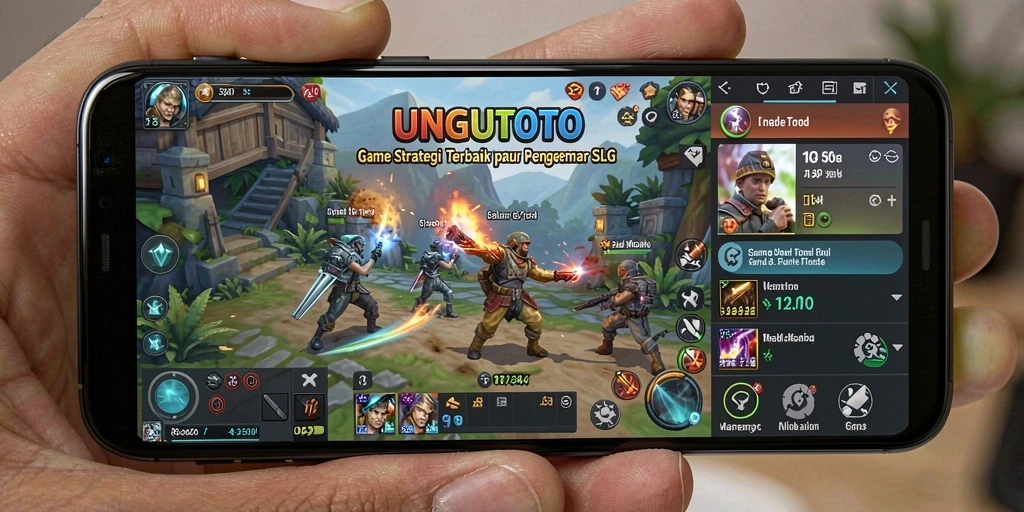 Screenshot menunjukkan aksi pertempuran mendebarkan di UNGUTOTO.
